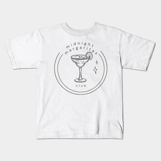 Midnight Margarita's Club Kids T-Shirt by ButterfliesT